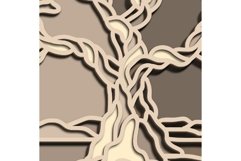 Tree Moon multilayer SVG/ Tree Moon cut file/ 3D layer/ SVG Product Image 7