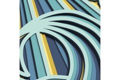 Ocean multilayer SVG/ Ocean cut file/ 3D layer/ Plywood cut Product Image 2