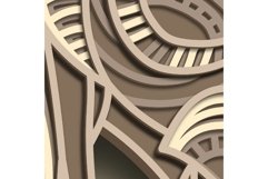 Wolf multilayer SVG/ Wolf cut file/ 3D layer/ Plywood cut Product Image 9