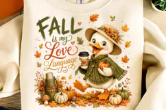 Fall Is My Love PNG, Funny Thanksgiving PNG, Fall Pumpkin Product Image 1