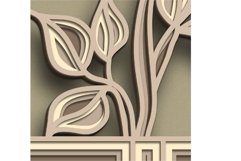 Rose multilayer SVG/ Rose cut file/ 3D layer/ Plywood cut Product Image 9