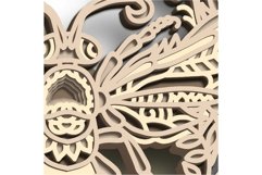 Bee multilayer SVG/ Bee cut file/ 3D layer/ Plywood cutting Product Image 6