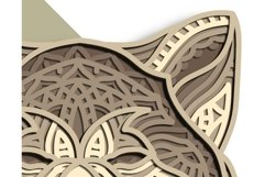 Akita multilayer SVG/ Akita cut file/ 3D layer/ Plywood cut Product Image 7