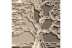 Tree Moon multilayer SVG/ Tree Moon cut file/ 3D layer/ SVG Product Image 9