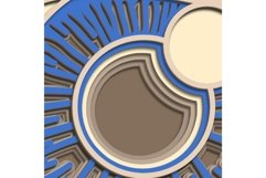 Eye multilayer SVG/ Eye cut file/ 3D layer/ Plywood cutting Product Image 10