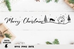 Christmas SVG Bundle, Sublimation Designs, Let is snow, Cozy Product Image 5