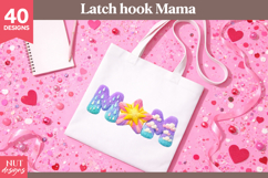 Mothers Day Latch Hook Bundle, Mom, Mama PNGs Product Image 3