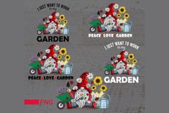 garden gnome png sublimation bundle Product Image 1