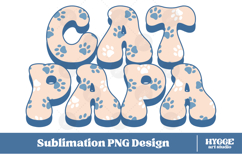 American Cat Mama Papa 4th of July USA Paw DTF PNG Bundle Product Image 6