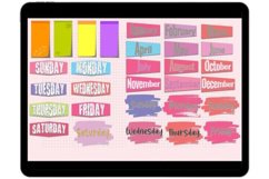 Weekly Meal Digital Planner with Hyperlinks each pages Product Image 15