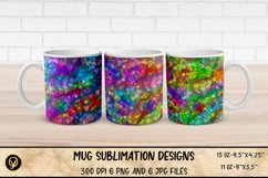 Mug Sublimation Designs ,Abstract Colorful Bubble Mugs Product Image 1