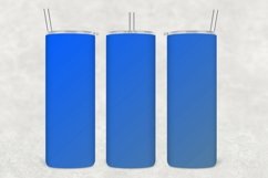 Sapphire Blue Tumbler Wrap Sublimation Product Image 1