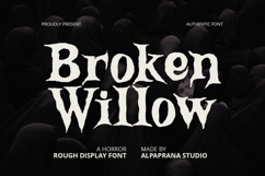 Broken Willow - Display Font Product Image 1