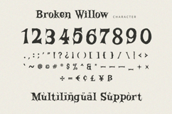 Broken Willow - Display Font Product Image 9