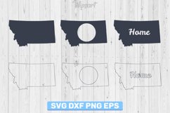 SALE! Montana silhouette, Montana svg file, Montana state png Product Image 1