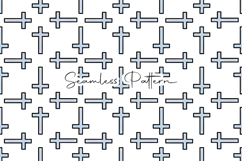 Christian Easter Cross Seamless Pattern Product Image 5