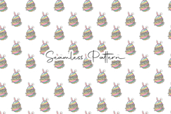 Cute Easter Chick Egg Seamless Pattern Product Image 8