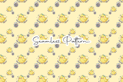 Egg Hunt Era Cute Chick Pattern Product Image 1