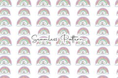 Happy Easter Rainbow Seamless Pattern Product Image 1