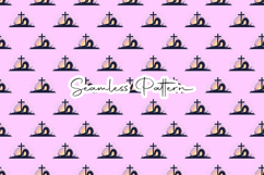 Christian Easter Cross Seamless Pattern Product Image 6