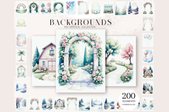 Mix Vertical Backgrounds Soft &amp; Scenic Backdrops Product Image 1