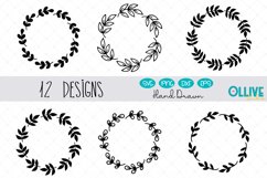 Wreaths Bundle SVG, Wreath Cut File Product Image 2
