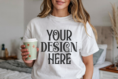 Christmas Gildan 18000 White Crewneck Sweatshirt Mockup Product Image 1