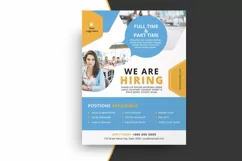 Job Vacancy / We Are Hiring Flyer. Word , Photoshop & Canva Product Image 3