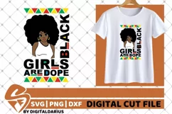 Pretty Black Girl svg, Melanin svg, Natural Hair svg, Afro Product Image 1