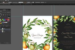 WATERCOLOR ORANGE FRUITS ELEMENTS Product Image 7