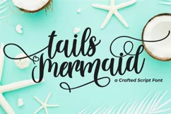 Tails Mermaid - a Crafted Script - Free Font of The Week Product Image 8