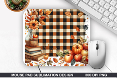 Books Mouse Pad Sublimation, Halloween Mouse Pad PNG Design Product Image 1