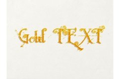 Gold Text Effect Product Image 1