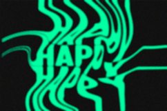 Abstract Wavy Liquid Green Text Effect Product Image 1
