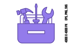 Colored Tool Icon Product Image 1