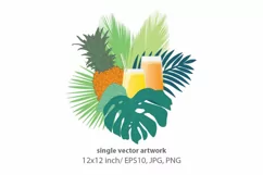 Palm branches - VECTOR ARTWORK Product Image 1