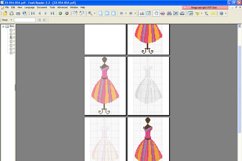 Purple Dress - PDF Cross Stitch Pattern Product Image 2