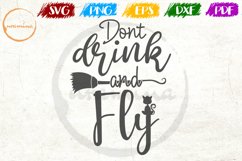 Don&#039;t Drink And Fly Halloween Pandemic 2020 Quote Product Image 1
