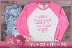 I Think to Myself What A Wonderful World - SVG DXF EPS PNG C Product Image 3