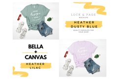 Heather Mockup Bundle Bella Canvas 3001 T-Shirt Bundle Product Image 2