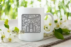 Christening paper cut design SVG / DXF / EPS / PNG files Product Image 3
