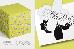 Irregular Shapes Pattern Cuttable Gift Box Repeating Holes Product Image 2