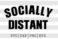 socially distant SVG Product Image 1