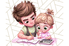 Father&#039;s Day Clipart PNG, Funny Dad Cartoon Clip Art Product Image 2