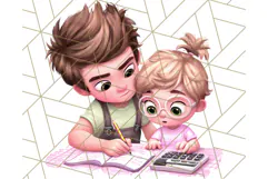 Father's Day Clipart PNG, Funny Dad Cartoon Clip Art Product Image 2