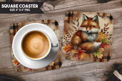 Holiday Themes Square Coaster Bundle, Festive Coaster PNG Product Image 19