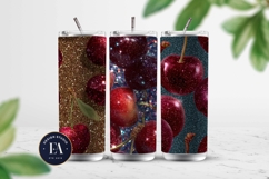 Glitter Coquette Cherry Pattern | Sparkly Glam Texture Paper Product Image 2