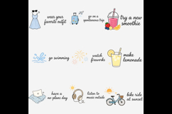 Summer Bucket List PNG Bundle | 27 Summer Activity Clipart Product Image 3