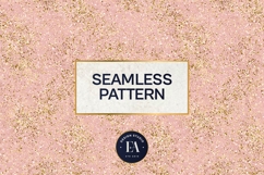 Pink Gold Shimmer Digital Paper, Glitter Texture Product Image 3