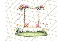 Princess Castle Clipart PNG, Enchanted Garden Artwork Product Image 2